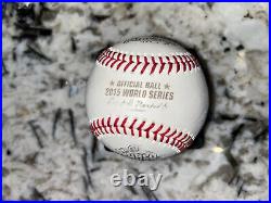 Alex Gordon Autographed Signed Rawling world series inscribed baseball KC Royals