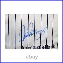 Alex Rodriguez Yankees Autographed Signed Inscribed Replica Jersey (Steiner COA)