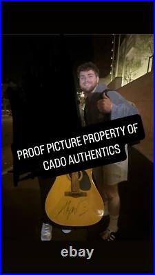 Alex Warren Signed Autographed Acoustic Guitar Inscribed Ordinary withProof Pic