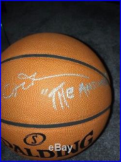Allen Iverson Autographed Signed Inscribed Basketball Philadelphia 76ers Sixers