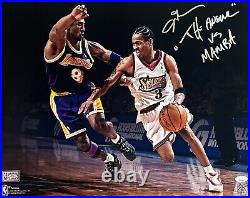 Allen Iverson autographed signed inscribed 16x20 photo Philadelphia 76ers JSA