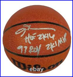 Allen Iverson autographed signed inscribed basketball Philadelphia 76ers JSA COA