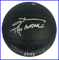 Allen Iverson autographed signed inscribed basketball Philadelphia 76ers JSA COA