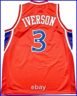 Allen Iverson autographed signed inscribed jersey NBA Philadelphia 76ers PSA COA