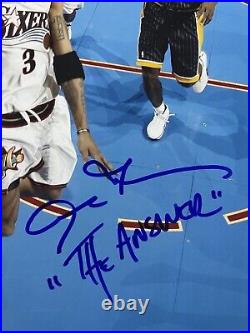 Allen Iverson signed 11x14 autographed photo The Answer inscribed PSA ITP