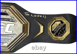Amanda Nunes autographed inscribed belt UFC The Lioness JSA COA