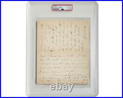Andrew Carnegie Sends Inscribed Presentation Copy Book with Signed Letter PSA Auto