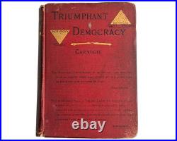 Andrew Carnegie Sends Inscribed Presentation Copy Book with Signed Letter PSA Auto