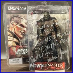 Andrew Divoff Signed Wishmaster McFarlane Figure Inscribed Autograph Djinn