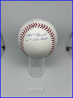 Andy Pettitte Signed Baseball Inscribed Auto JSA Certified Autograph