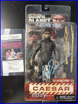Andy Serkis Autographed Signed Dawn Planet Of The Apes Cesar Inscribed JSA NECA