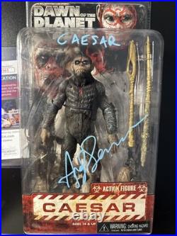 Andy Serkis Autographed Signed Dawn Planet Of The Apes Cesar Inscribed JSA NECA