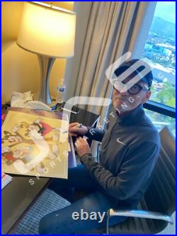 Animaniacs Cast Autograph Inscribed 16x20 Photo Rob Jess Tress Signed JSA COA