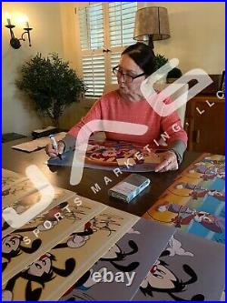Animaniacs Cast Autograph Inscribed 16x20 Photo Rob Jess Tress Signed JSA COA