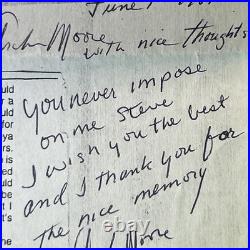 Archie Moore Signed Inscribed 1984 Boxing Article Autograph HOF Champion