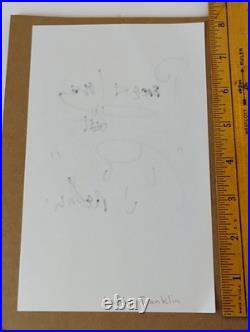 Aretha Franklin Signed Inscribed Cut Paper