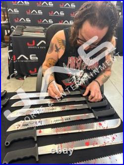 Ari Lehman autographed signed sketch inscribed machete Friday the 13th JSA Jason