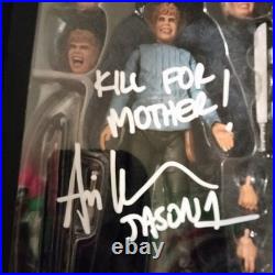 Ari Lehman signed inscribed Pamela Voorhees NECA Figure Photo Proof Autograph