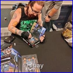 Ari Lehman signed inscribed Pamela Voorhees NECA Figure Photo Proof Autograph