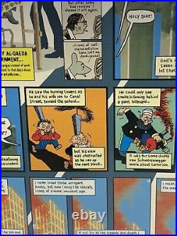 Art Spiegelman Signed Autograph In The Shadows of No Towers Promo Card Graphic