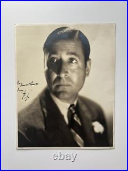 Arthur Treacher Signed Photograph (8x10, Inscribed Autograph) Film Actor