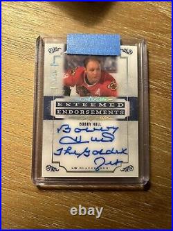 Artifacts Bobby Hull Esteemed Endorsements Auto Signature /28 Inscribed