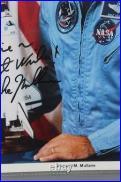 Astronaut Autograph Space Shuttle RICHARD M. MULLANE Signed Inscribed