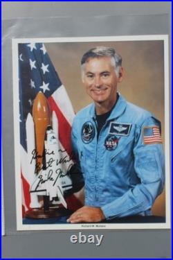 Astronaut Autograph Space Shuttle RICHARD M. MULLANE Signed Inscribed