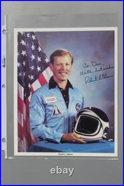 Astronaut Autograph Space Shuttle ROBERT L. GIBSON Signed Inscribed