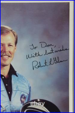Astronaut Autograph Space Shuttle ROBERT L. GIBSON Signed Inscribed