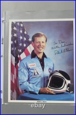 Astronaut Autograph Space Shuttle ROBERT L. GIBSON Signed Inscribed