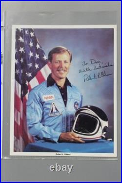 Astronaut Autograph Space Shuttle ROBERT L. GIBSON Signed Inscribed