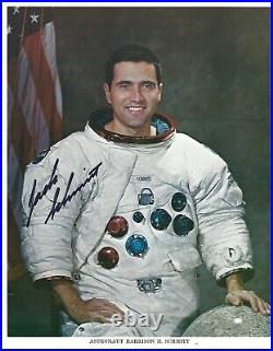 Astronaut Harrison Jack Schmitt Offic. NASA 8X10 signed Apollo 17 Not Inscribed