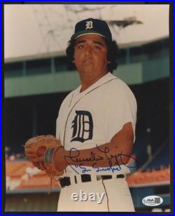 Aurelio Lopez Signed Autographed Inscribed 8x10 Photo Sr. Smoke JSA 393