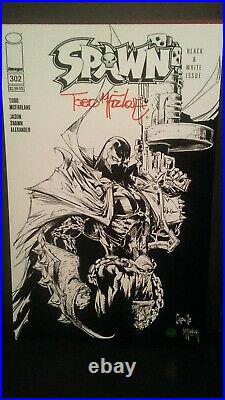 Autographed Art Print Image Spawn Signed By Todd McFarlane + COA