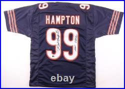 Autographed Dan Hampton Signed Chicago Bears Jersey Inscribed Hof 2002 Beckett