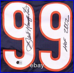 Autographed Dan Hampton Signed Chicago Bears Jersey Inscribed Hof 2002 Beckett