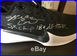 Autographed Inscribed Shoe at Kobe + Vanessa Bryant Charity Foundation Rare Auto