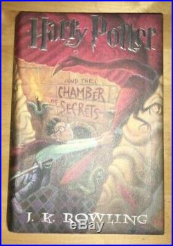 Autographed JK Rowling Harry Potter & Chamber Of Secrets 5th US Guaranteed Real