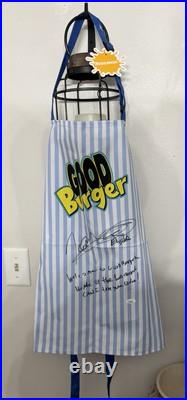 Autographed Kel Mitchell Signed Inscribed Good Burger Apron JSA COA Nickelodeon