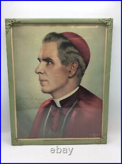 Autographed Photograph Of Venerable Archbishop Fulton J. Sheen Signed