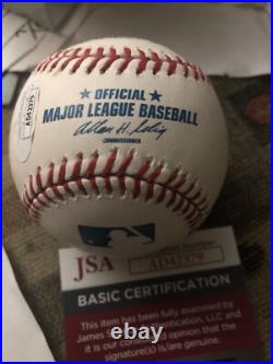 Autographed Pierce Brosnan baseball inscribed 007 an 2014 JSA Certified Signed