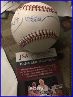 Autographed Pierce Brosnan baseball inscribed 007 an 2014 JSA Certified Signed