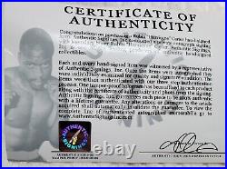 Autographed Rubin Hurricane Carter Boxing Glove Inscribed Not Guilty ASI Auth