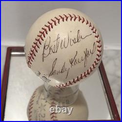 Autographed Vintage 1960s Sandy Koufax Single Signed Inscribed Ball PSA DNA COA