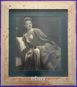 BETTE DAVIS Signed Autographed Large Vintage Photo Inscribed Framed Matted 27x24 BETTE DAVIS Signed Autographed Large Vintage Photo Inscribed Framed Matted 27x24