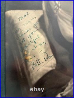 BETTE DAVIS Signed Autographed Large Vintage Photo Inscribed Framed Matted 27x24