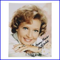 BETTY WHITE Autographed Signed 8x10 Photo Inscribed Many Thanks COA RARE Legend