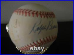 BOBBY VALENTINE RALPH BRANCA autograph baseball inscribed signed, auto