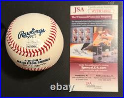 BOBBY WITT JR. Rare Inscribed Signed Auto Autographed Baseball JSA Witness